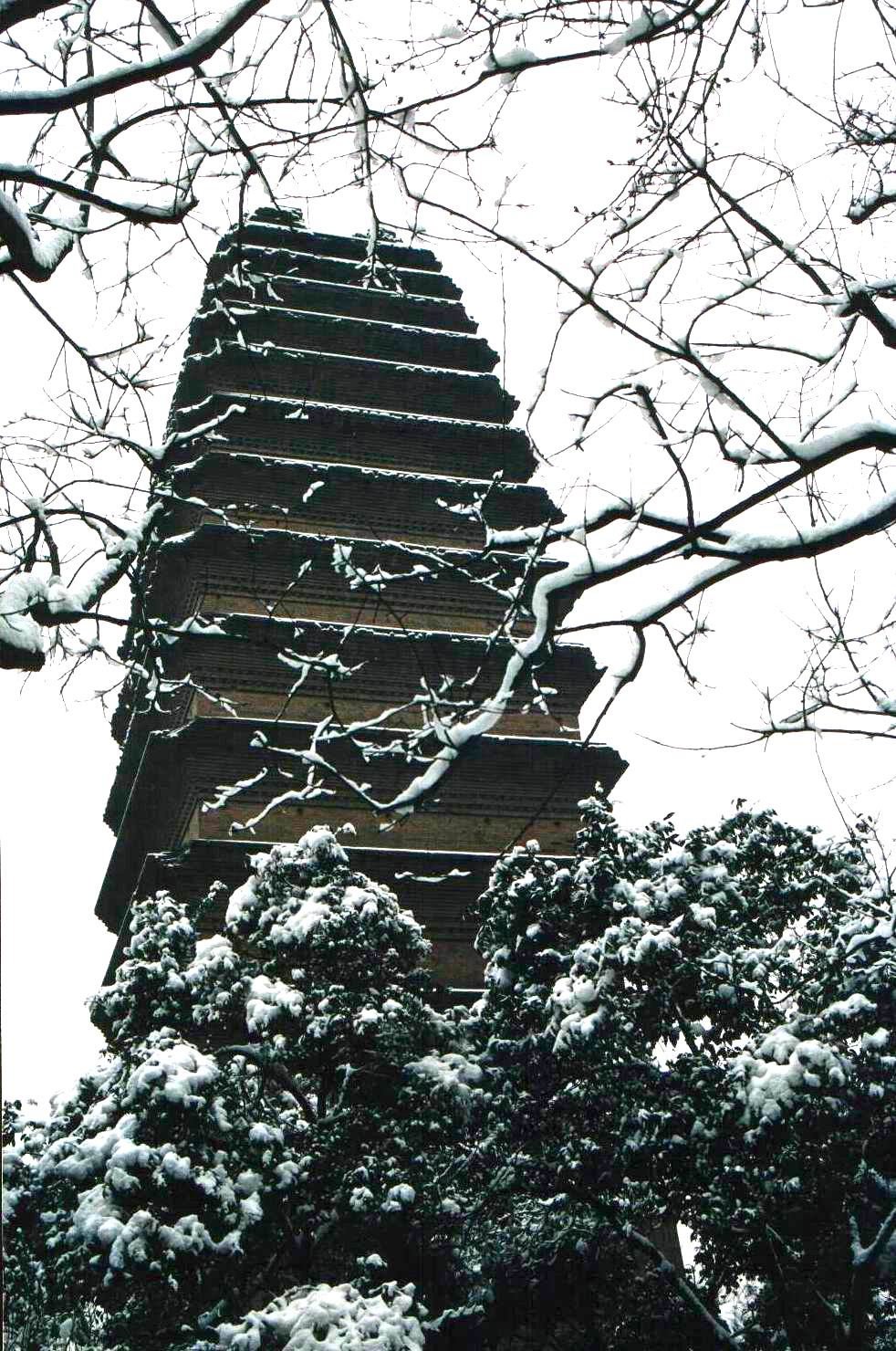 Buddhist Stupa　西安小雁塔